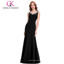 Grace Karin Sexy Frauen Kleider Ärmellos Lange Backless Meerjungfrau Abendkleid CL6061-1 #